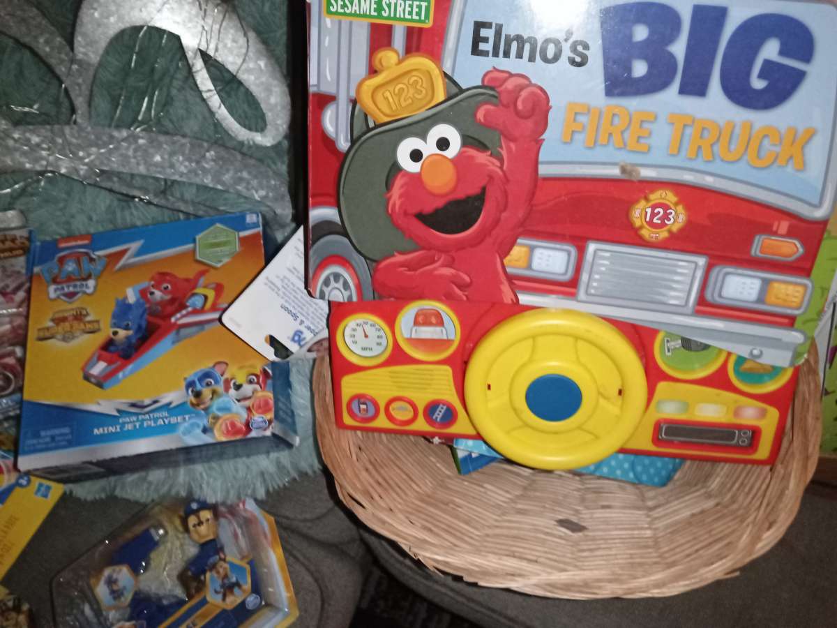 paw patrol and play doe and elmo various toys brand new