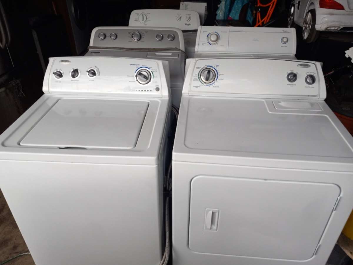 washer and dryer whirlpool matching set