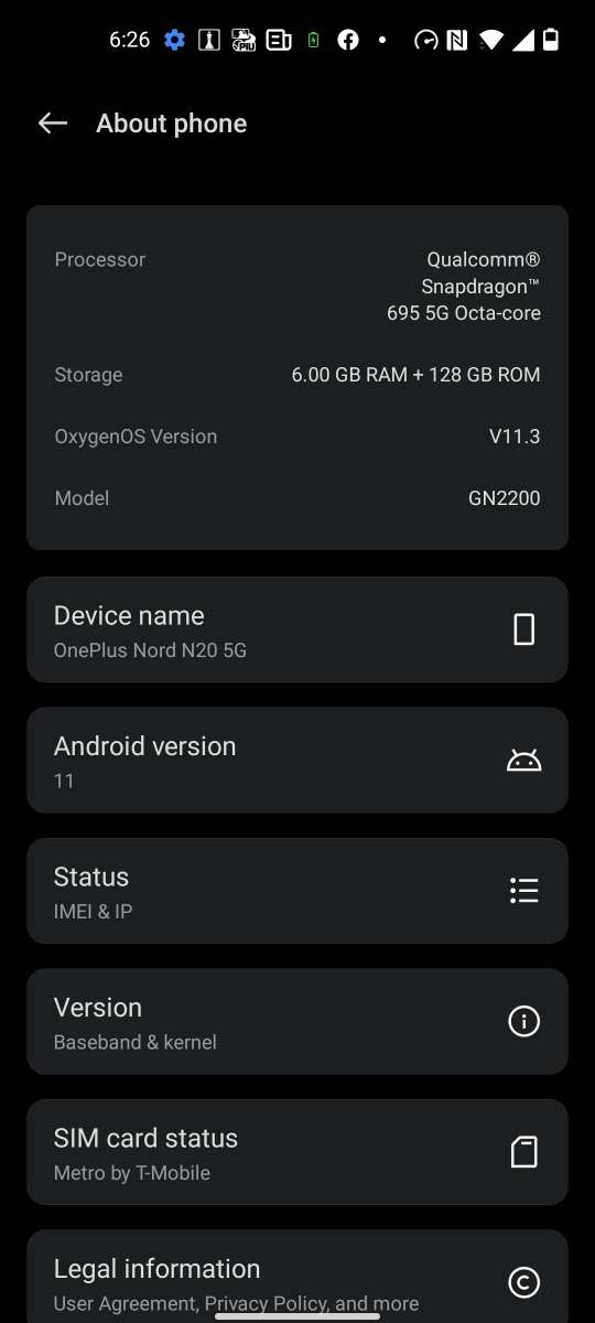 OnePlus Nord N20 5g