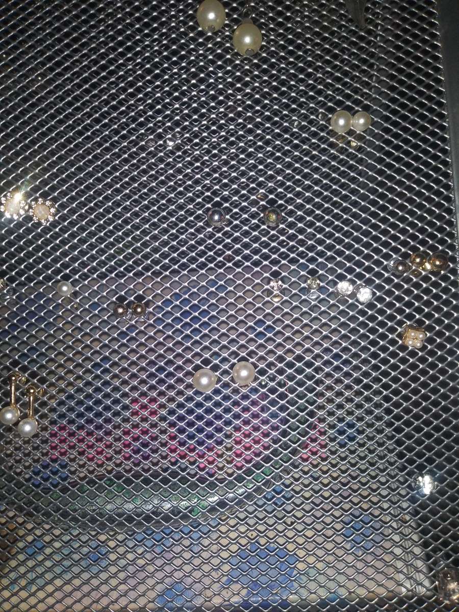 stud and dangle earrings