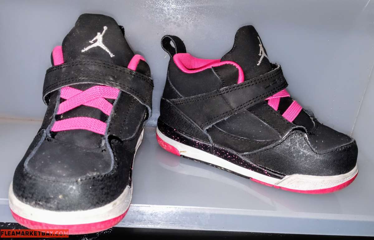 Toddler Size 4C Pink/Black Nike Jordan Shoes