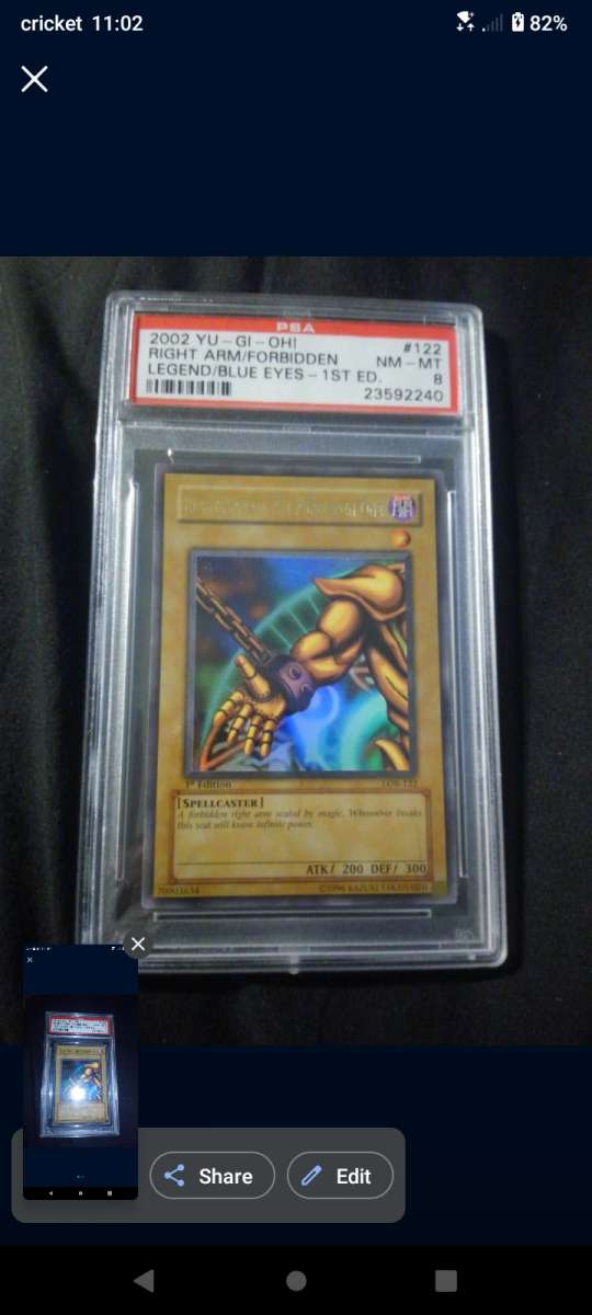 Yu-Gi-Oh Exodia PSA 8
