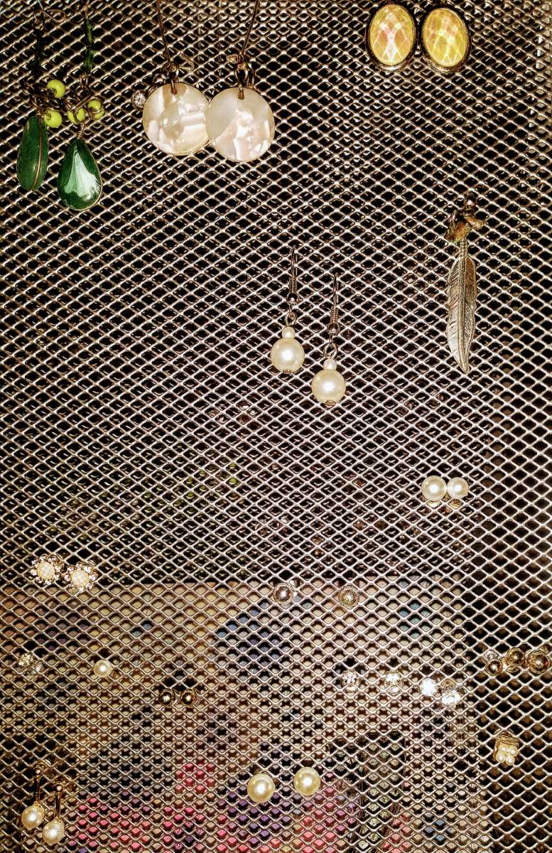 stud and dangle earrings