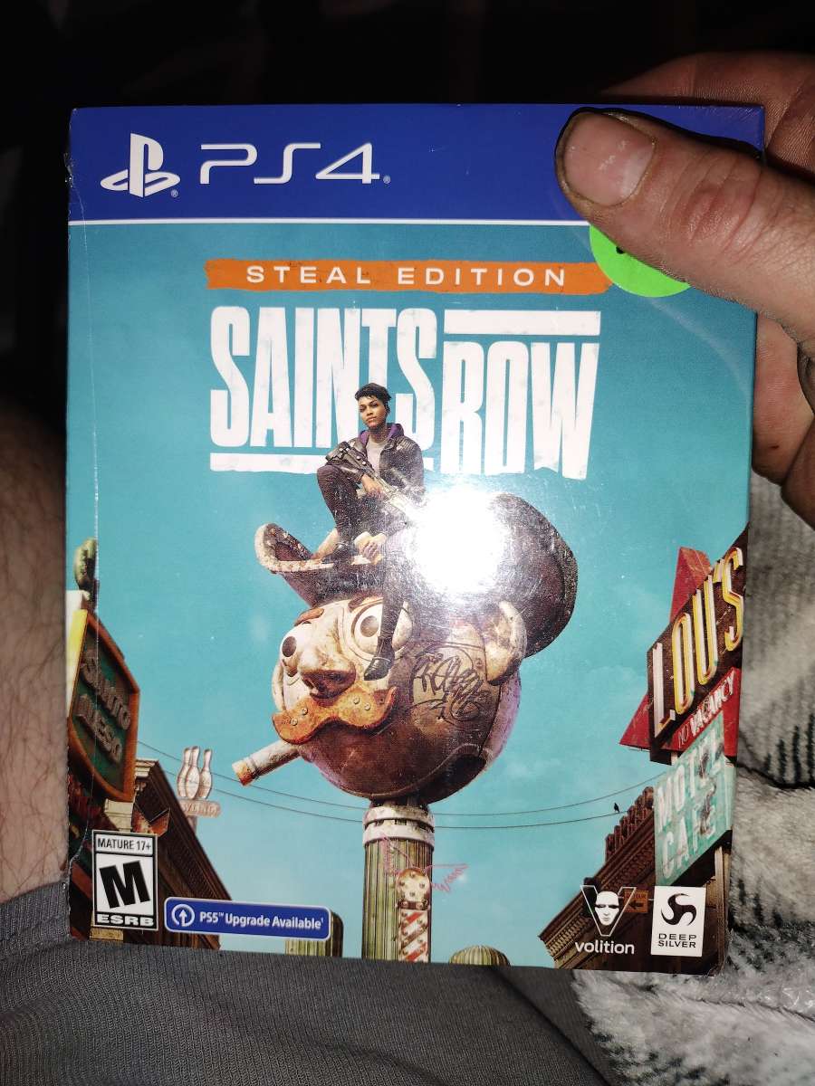 Steal Edition Saints Row Self Made New PS4