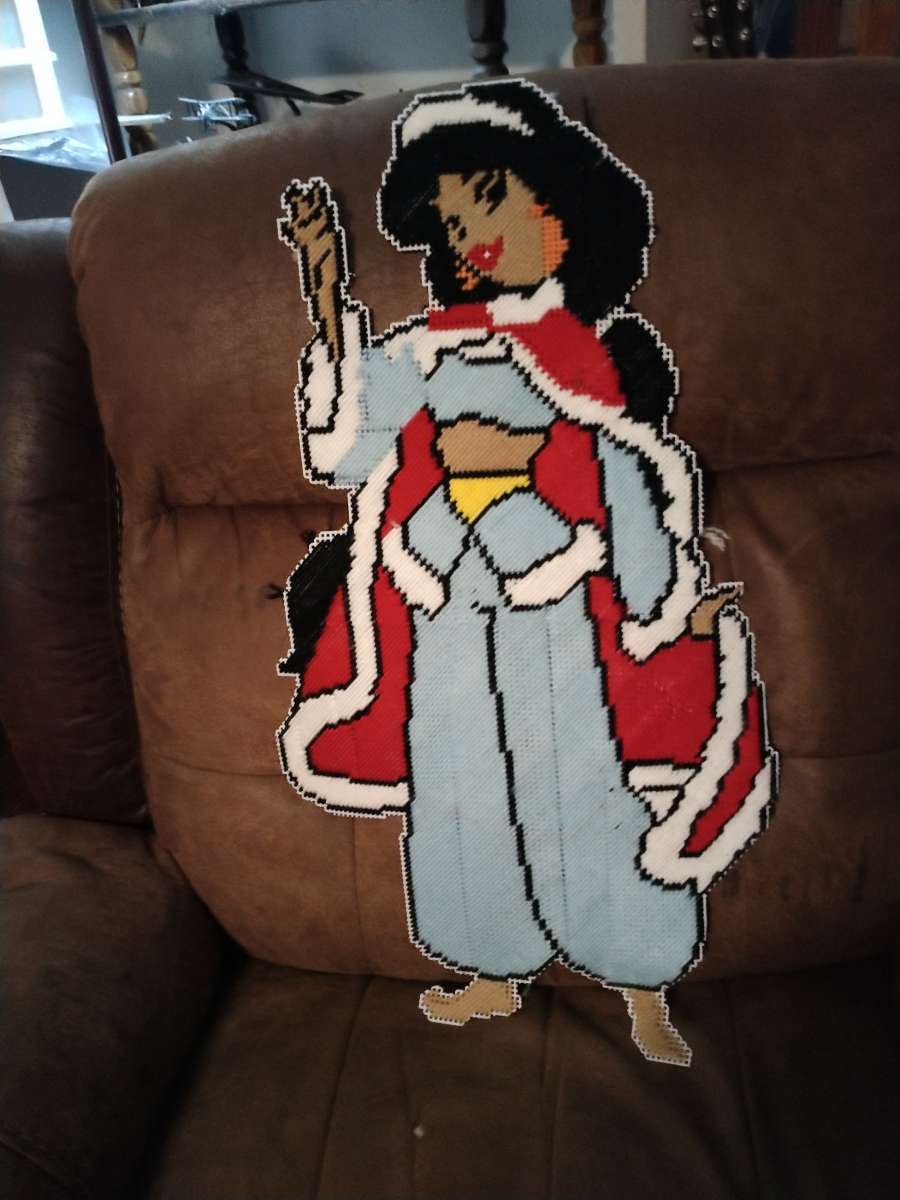 princess Jasmin handmade wall deco