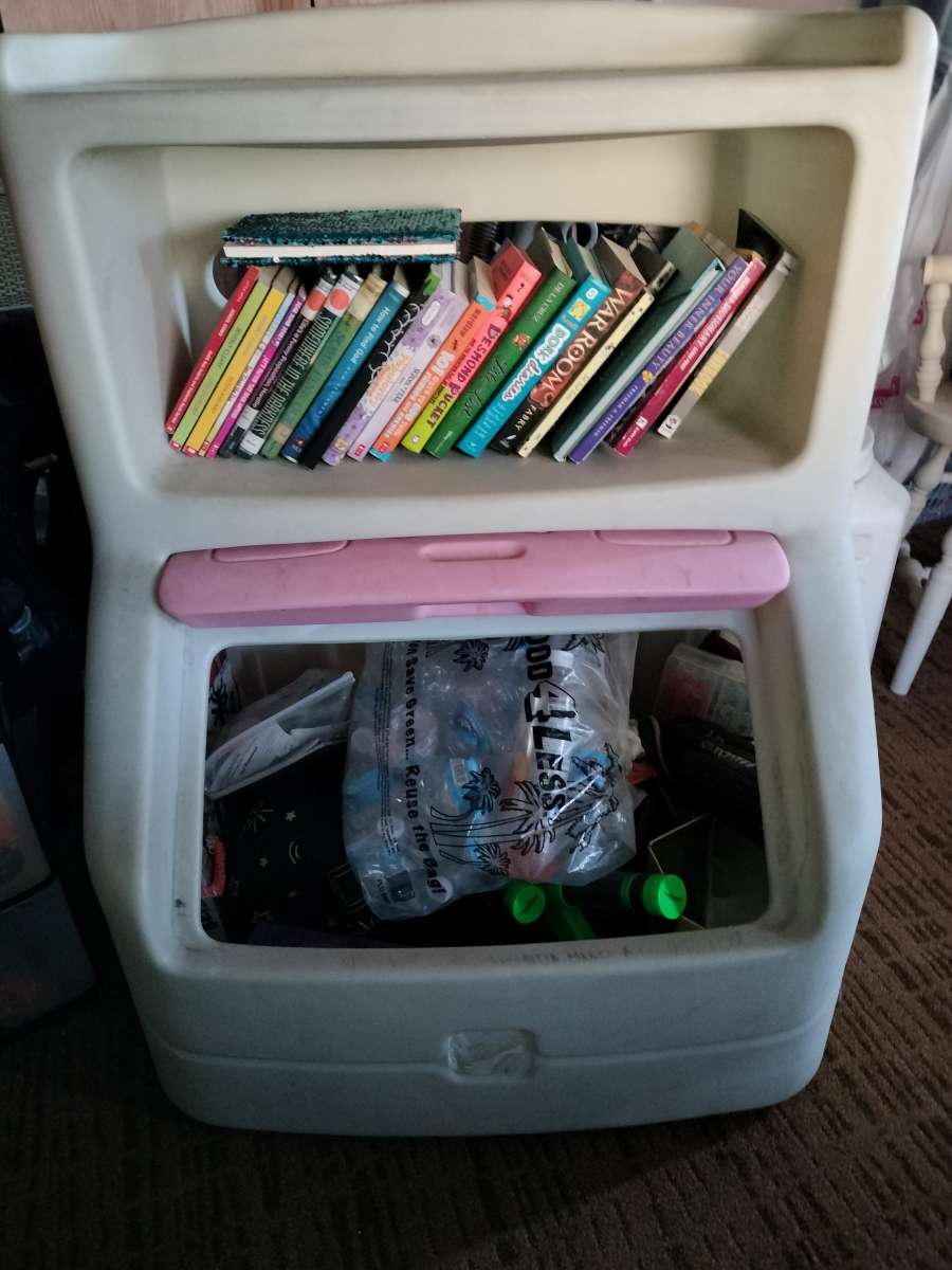 ToyBox w/built-in Book Shelf