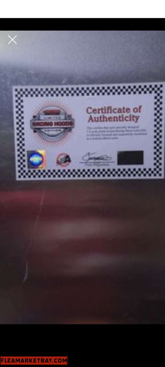 nascar Winston cup champions hood