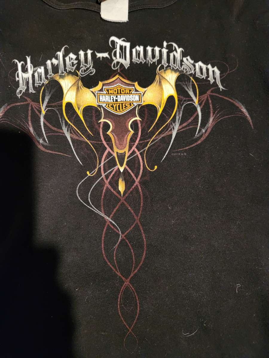 Harley Davidson used LG womans Long sleeve okc
