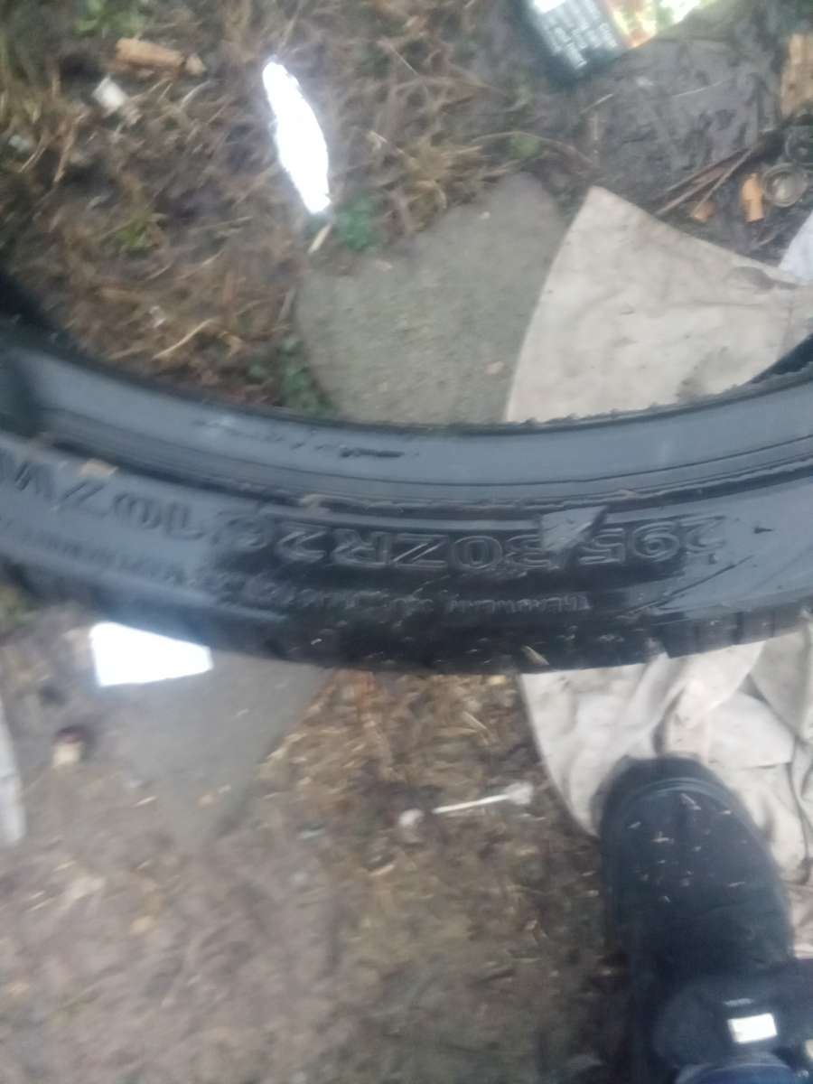 various size automobile tires