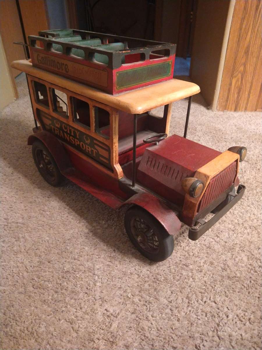 real big antique wooden toys