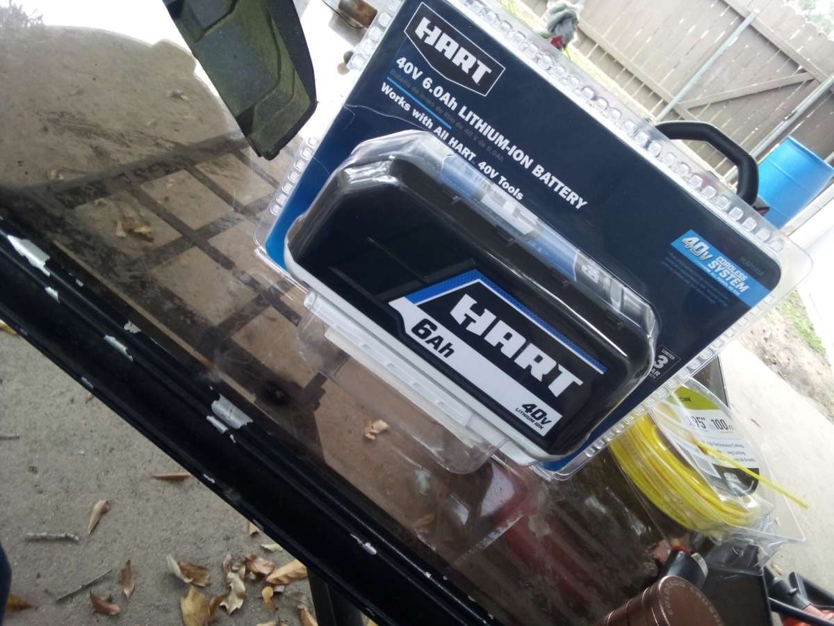 Hart 40v 6ah lithium ion battery