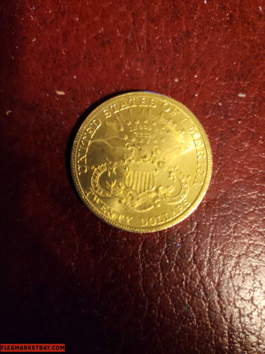 1882 $20 Double Eagle Gold Coin