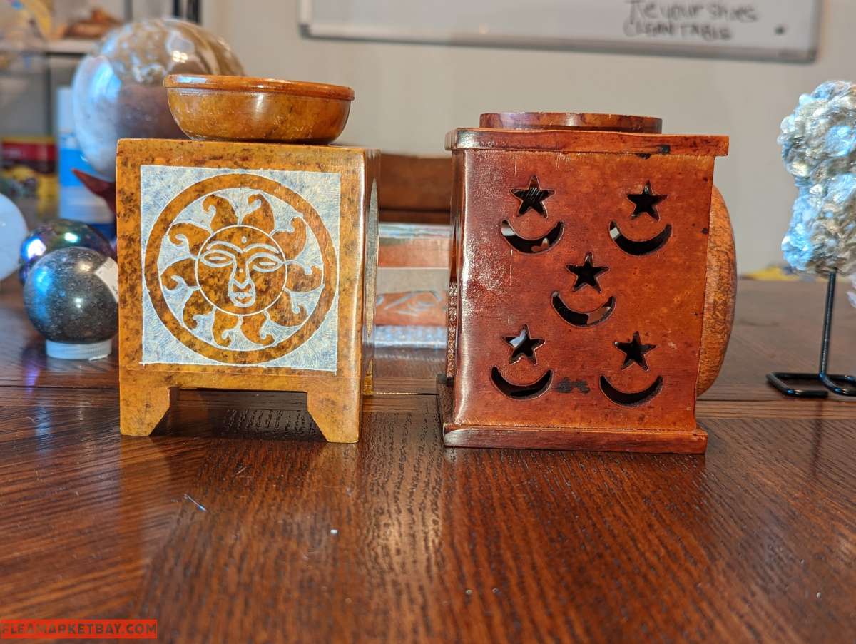 soapstone/Sunshine and moon and stones