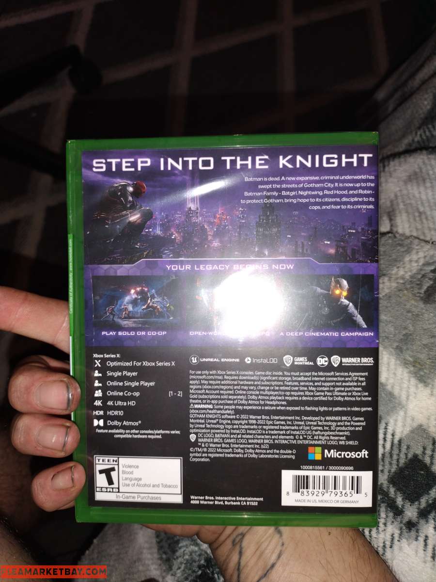Gotham Knights Pre order exclusive for Xbox series x