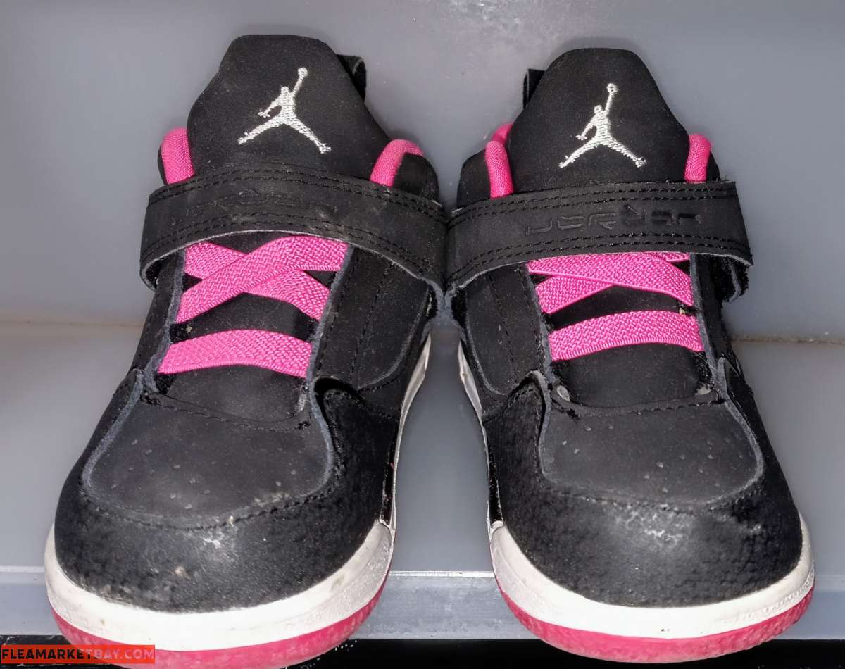 Toddler Size 4C Pink/Black Nike Jordan Shoes