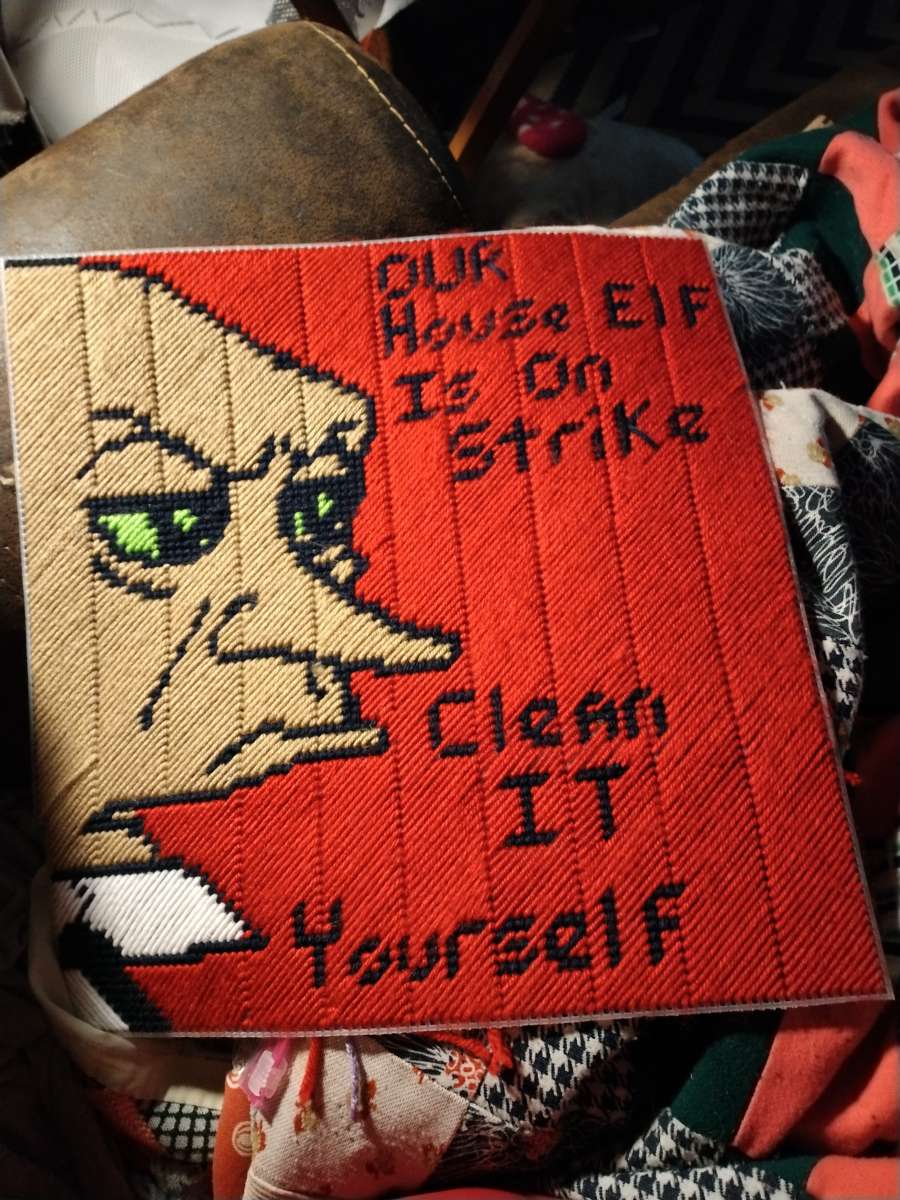 clean it yourself Harry Potter dobie wall art