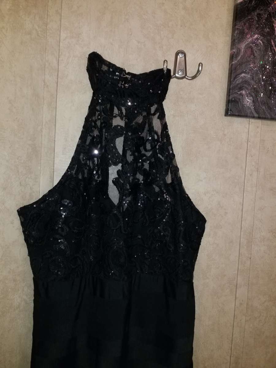 black cocktail dress one of a kind