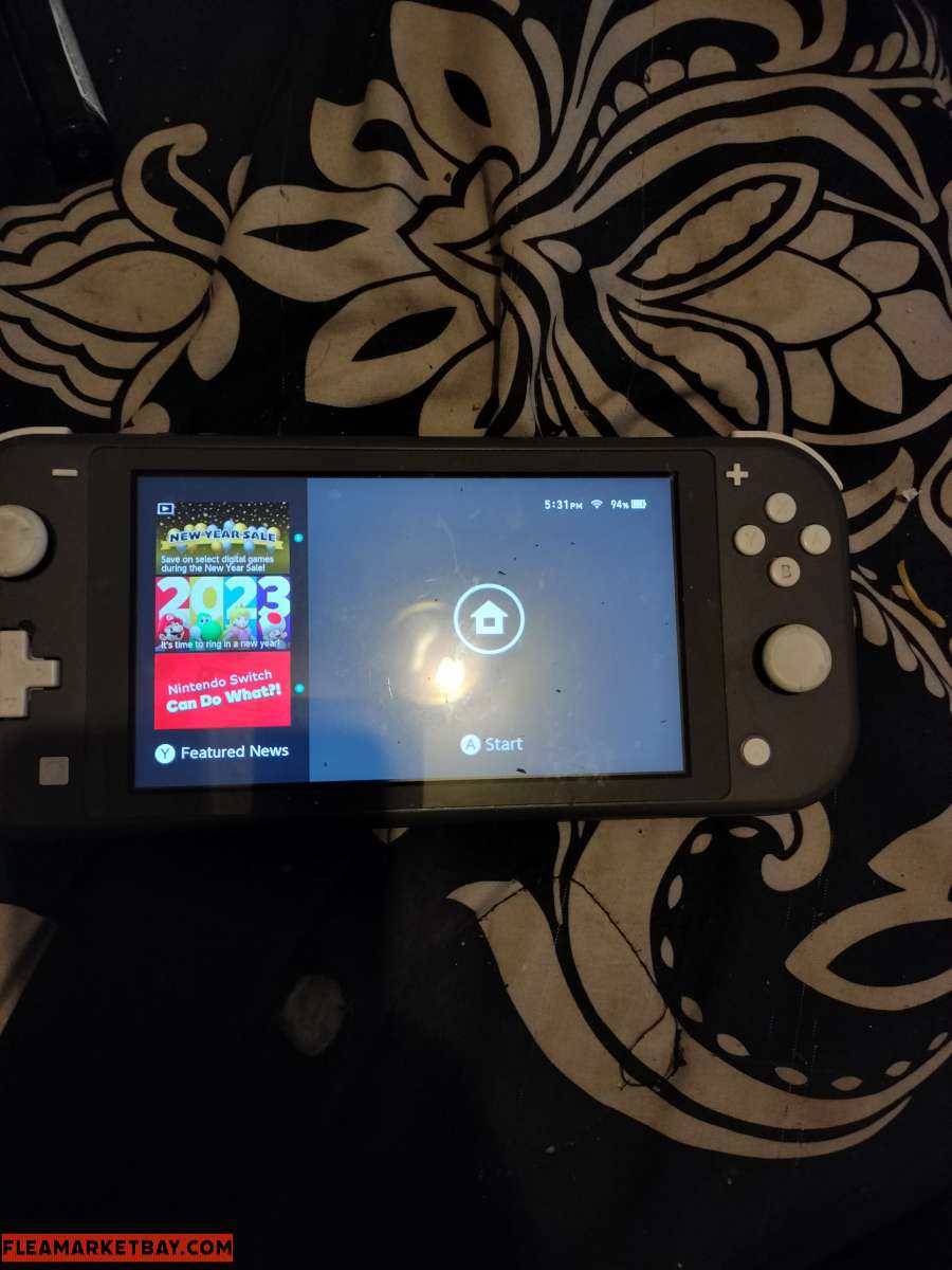 Nintendo Wii U and switch lite with games