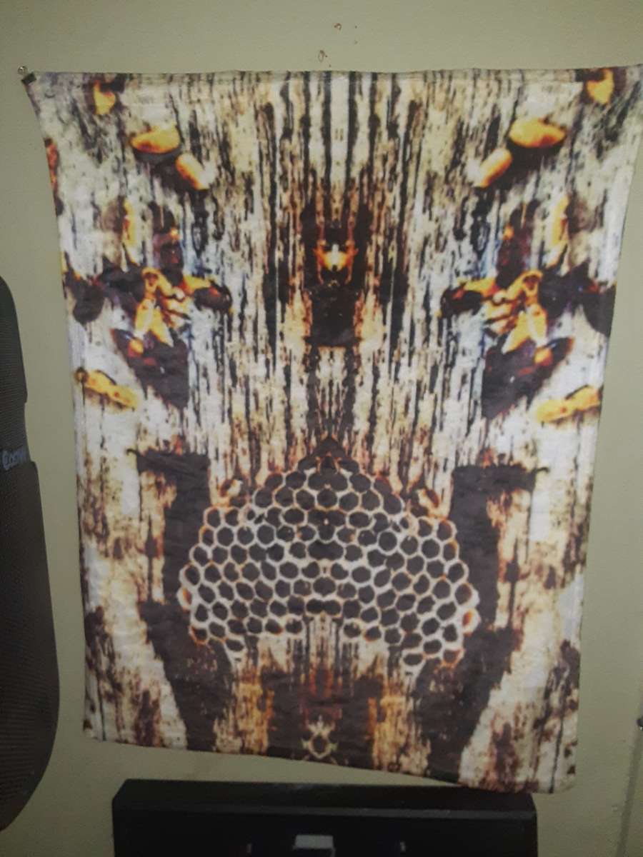 abstract art velvet tapestry