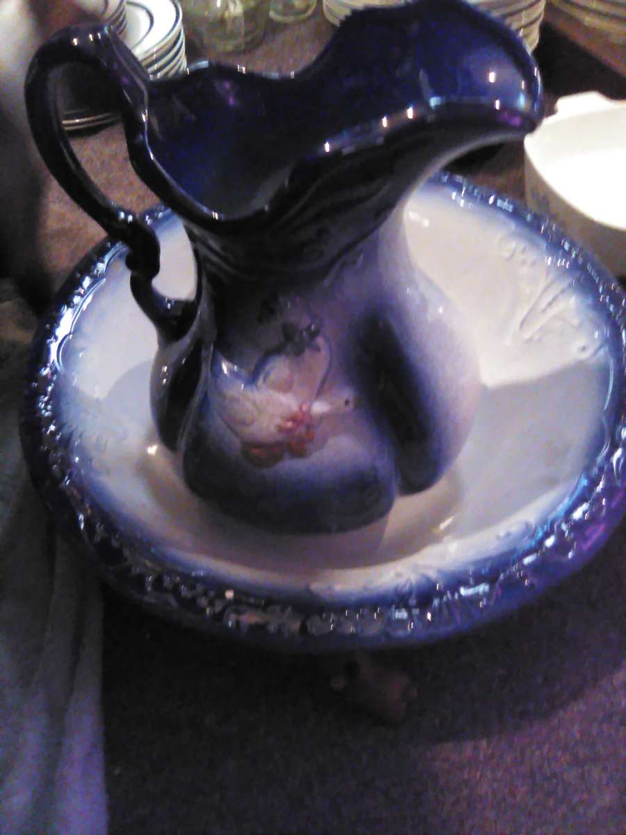 Vintage Water Pitcher and Basin