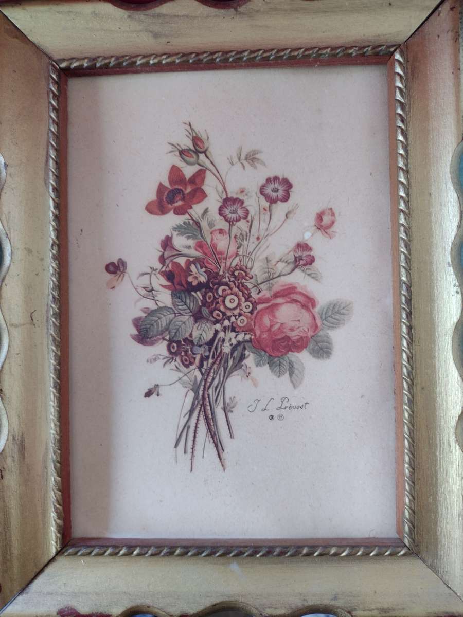 Vintage Floral Prints set of 2