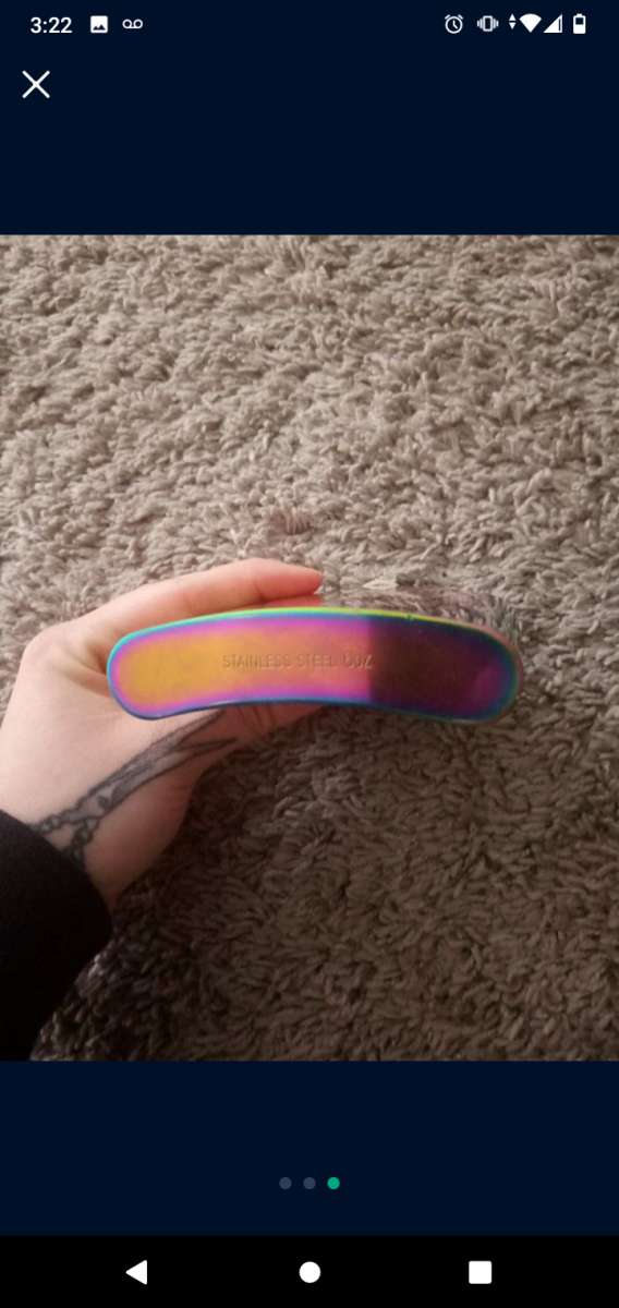 Neocrhrome Stainless Steel 6oz Flask