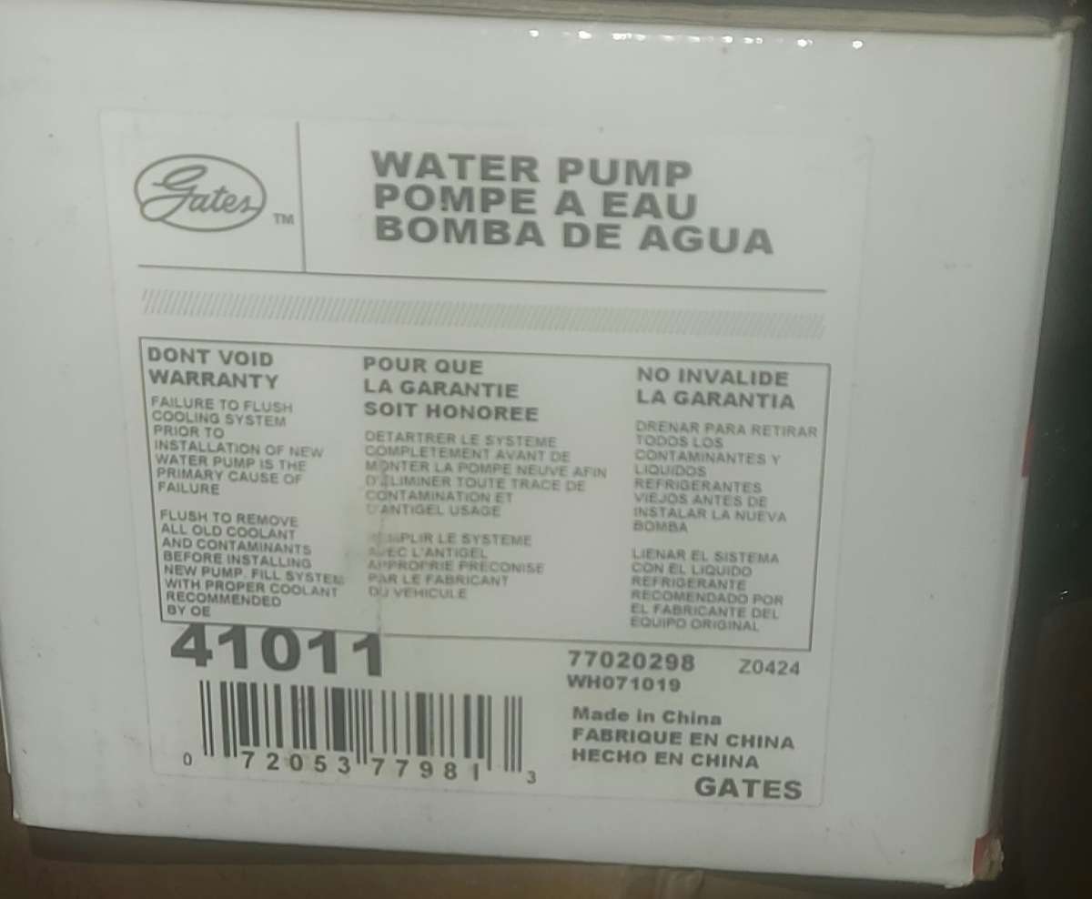 water pump 95to00 contour 01to03 escape 01to03 Taurus