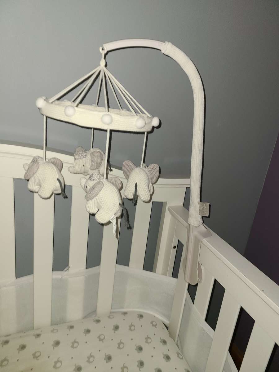 White Baby Crib