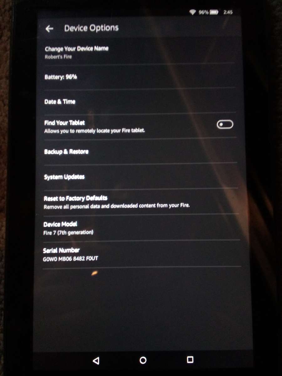Amazon Fire 7th Generation