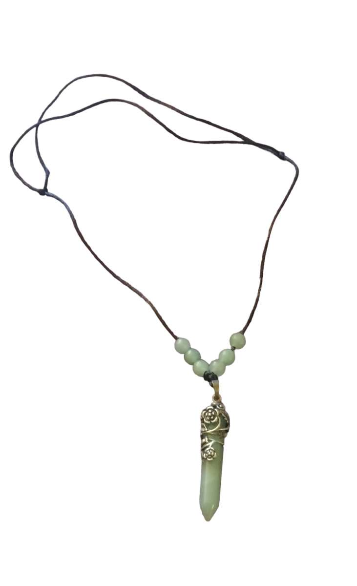 green aventurine necklace