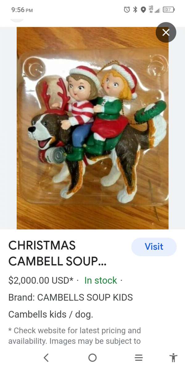 Campbell soup collectibles