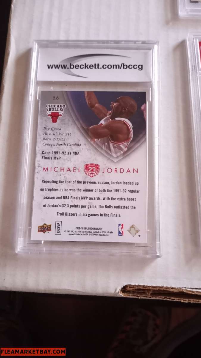 Michael Jordan PSA 10 Gem Mint Upper Deck Legacy