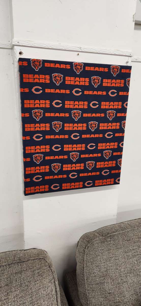 Chicago bears wall art