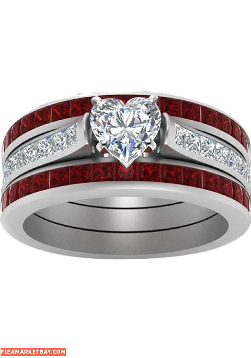 His and Hers Engagement Ring Set