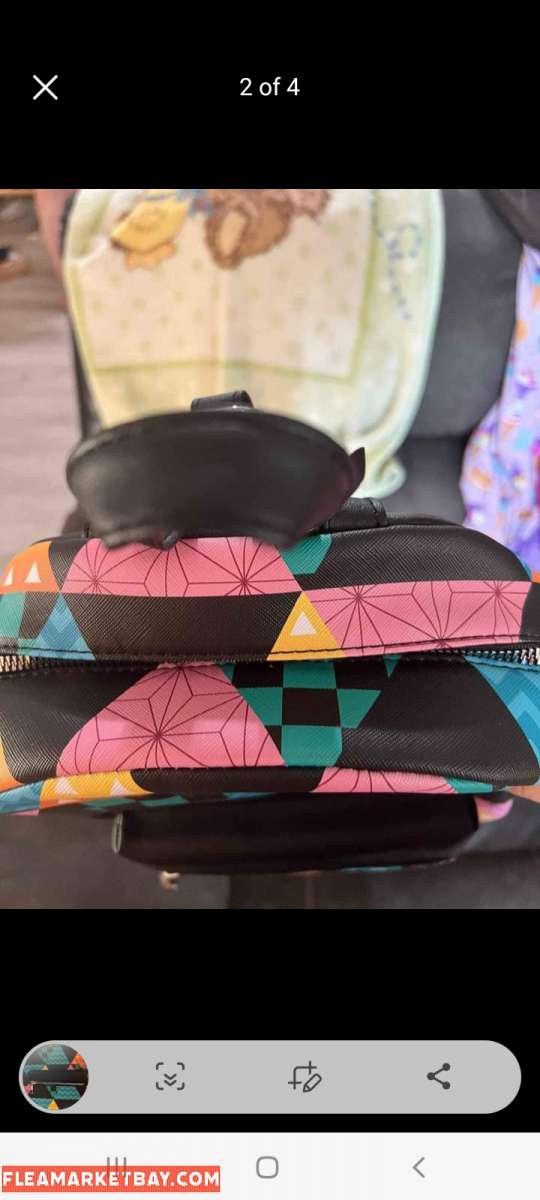 brand new Demon slayer patchwork backpack