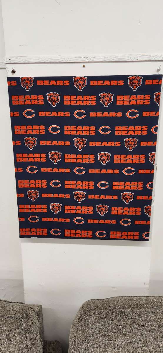 Chicago bears wall art