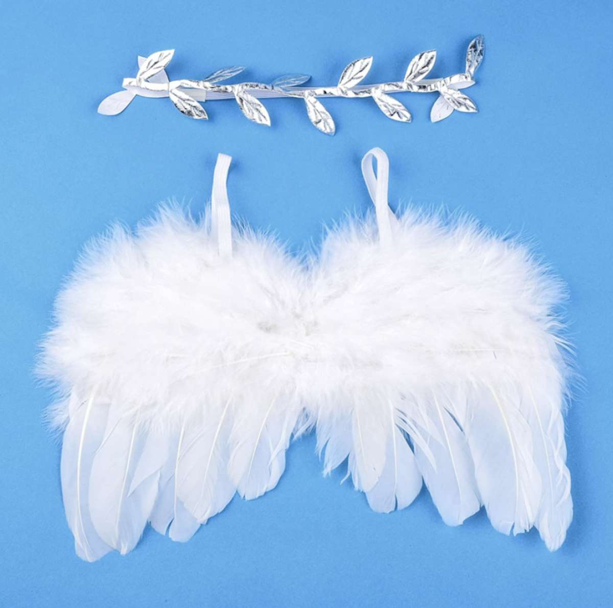 infant colored angel wings with headband