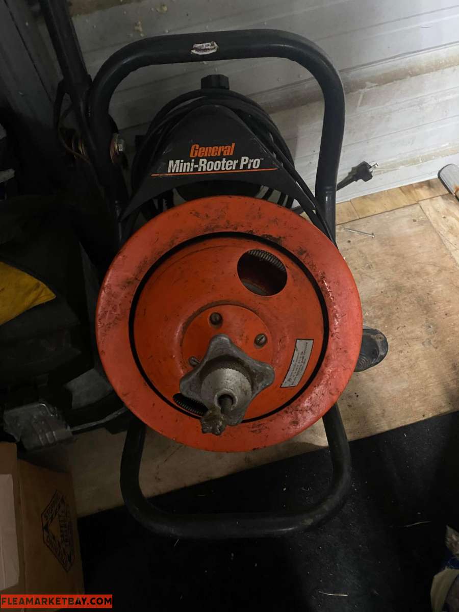 Three RotoRooter machines two small one big