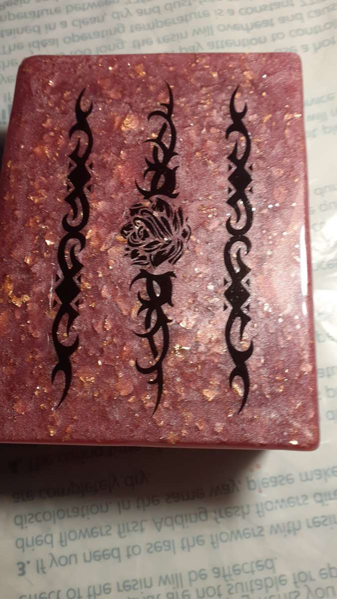 minibook resin storage box