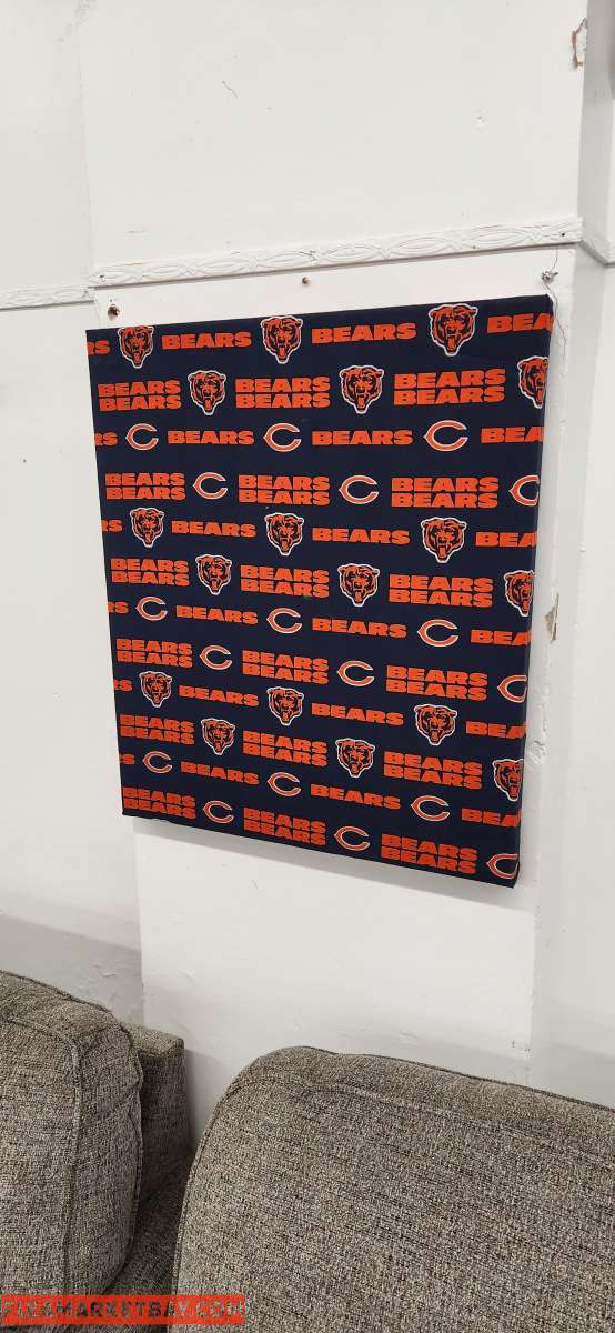 Chicago bears wall art