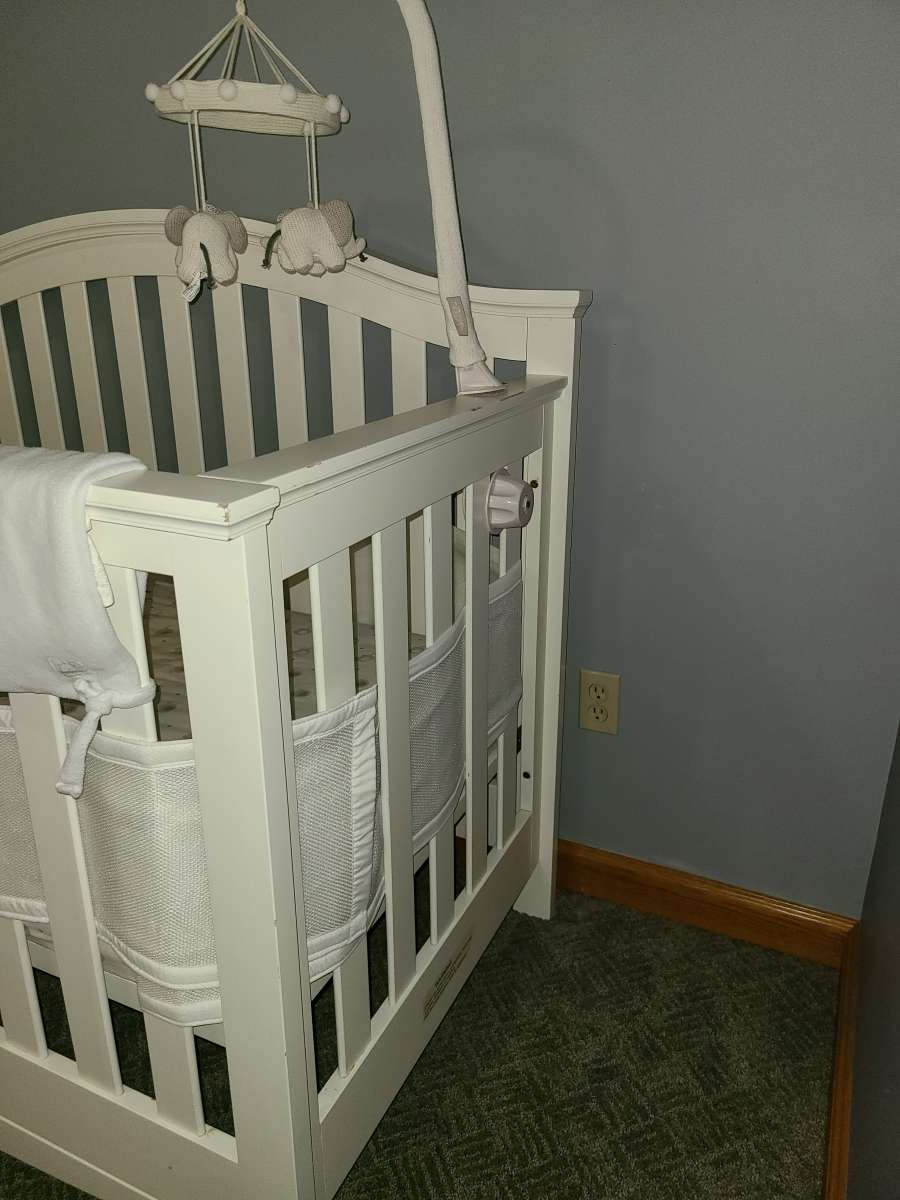 White Baby Crib
