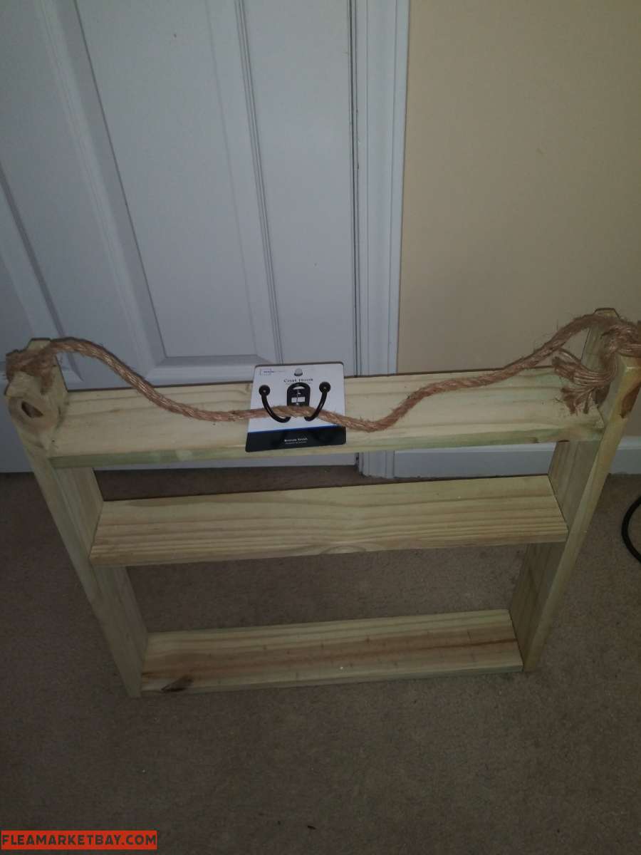 Hanging Shelf with rope and hook