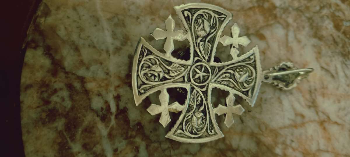 vintage Sterling silver cross