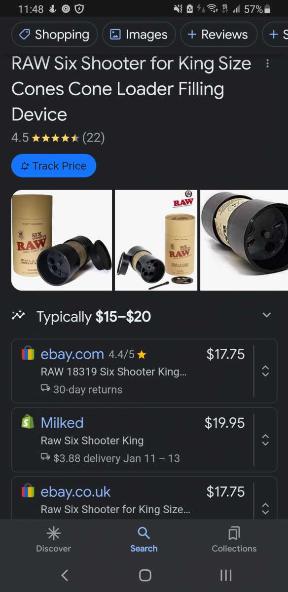 RAW Six Shooter Cone Packer