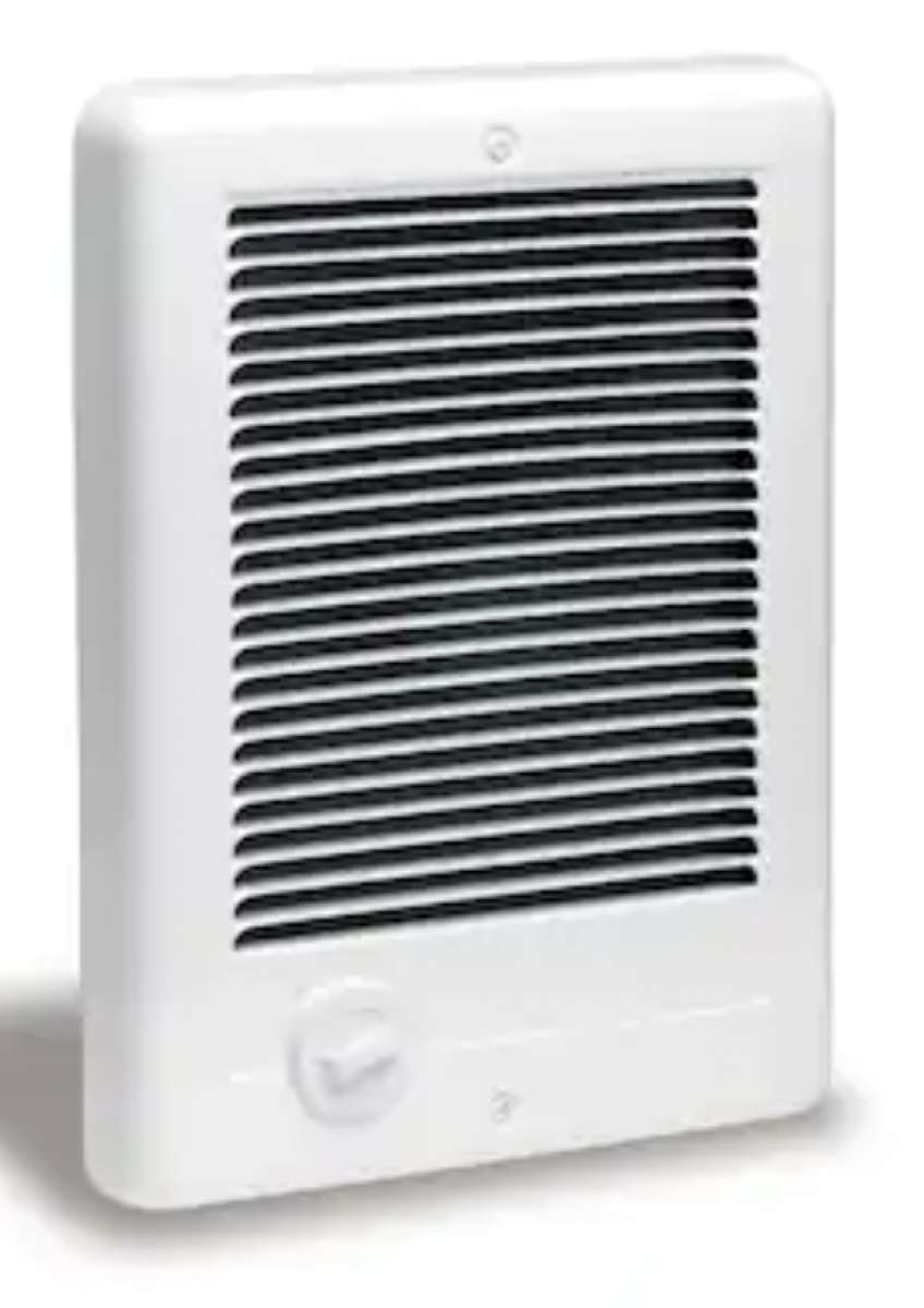 Forced fan heater wall unit