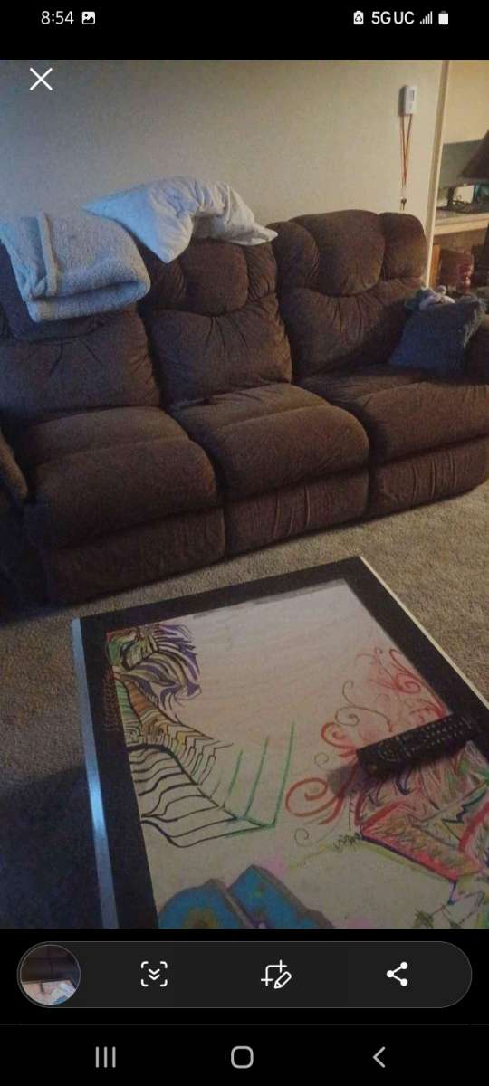 2 Lazyboy couches recliners