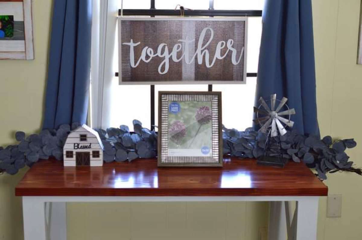 Farmhouse wooden desk