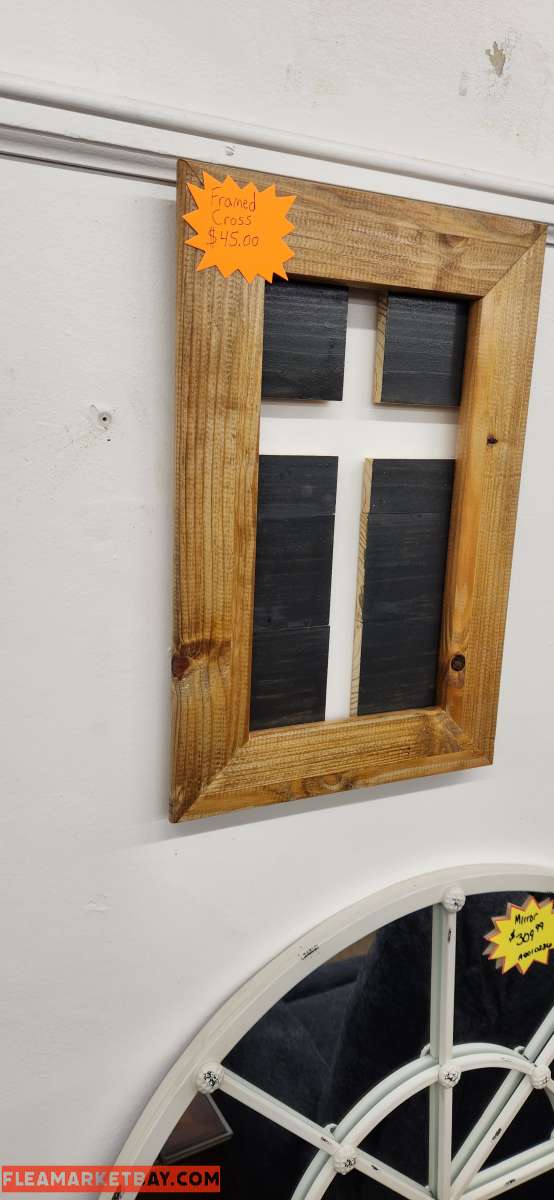 handmade wooden cross wall decor