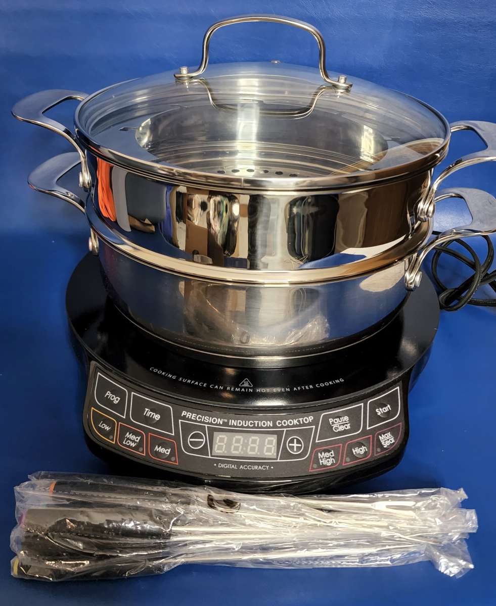 Precision New Wave Induction Cooktop With cookwear