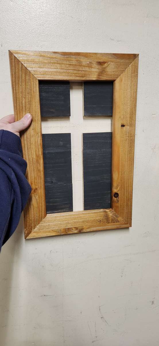handmade wooden cross wall decor